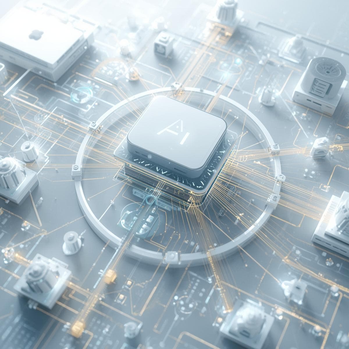 Governed enterprise AI execution system visualization